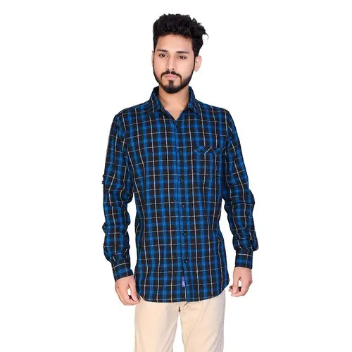 Aadhar Mens Skin Friendly Checks Shirts