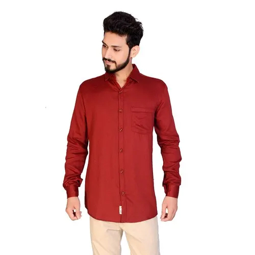 Aadhar Maroon Shirt