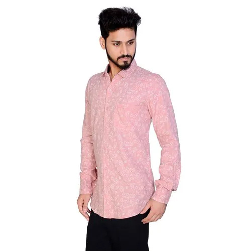 Aadhar Pink Printed Shirts