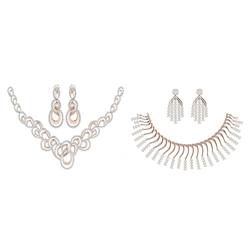 Designe Diamond Necklace - Diamond Clarity: If