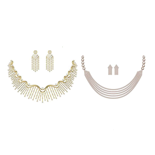 Designe Diamond Necklace - Diamond Clarity: If