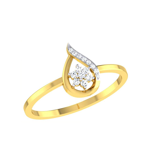 CAT NO-DR 04 Ladies Ring - Natural Emerald Cut Diamond i2 Clarity, Laser Drilled Enhancements - Available in Multiple Sizes for Comfort and Elegance