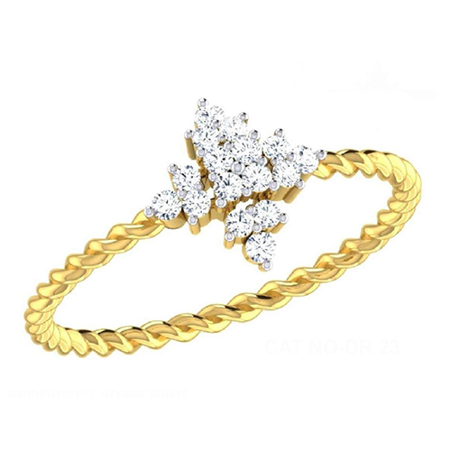 Ladies Emerald Cut Diamond Ring - Natural i1 Clarity, Excellent Cut | Laser Drilling Enhancements
