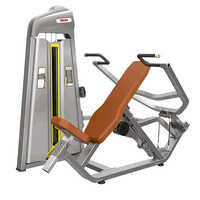 Ff-106 Shoulder Press - Foam Seat Cover, 240kg Weight, 100kg Weight Stick, Adjustable, 6mm Cable Thickness, Brown Color, Commercial Use