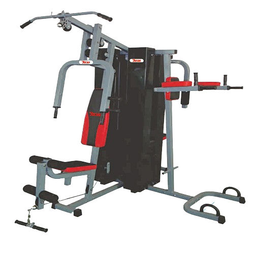 Mg-1121 Semi Commercial 5 Station Multi Gym Machine - Seat Color: Black