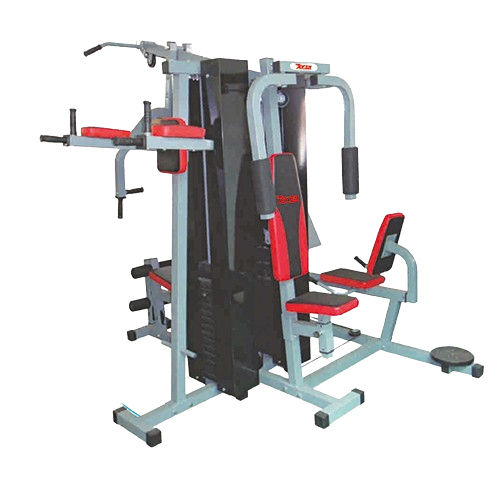 Mg-1131 Semi Commercial 6 Station Multi Gym Machine - Seat Color: Black