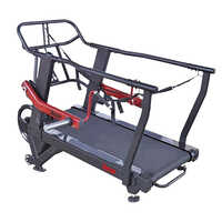 Mtww-150 Commercial Incline Treadmill - 1800x1460x1530mm, Automatic Operation With Weight Bearing & Strength Belt For Cardio And Weight Loss