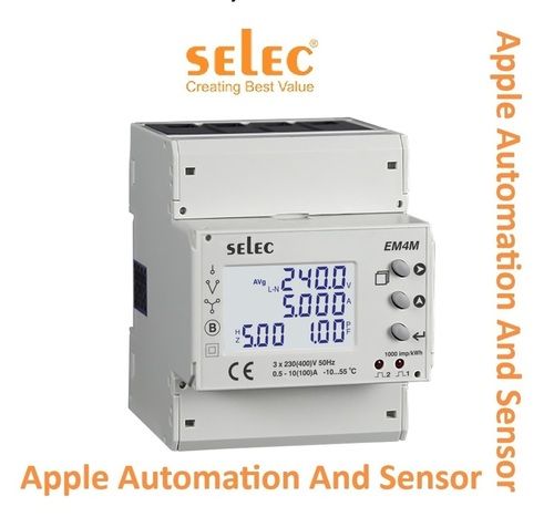 Selec Em4m-3p-w-100a Direct Measuring Energy Meter