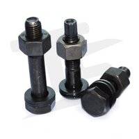 High Tensile Nut Bolt - Color: Black