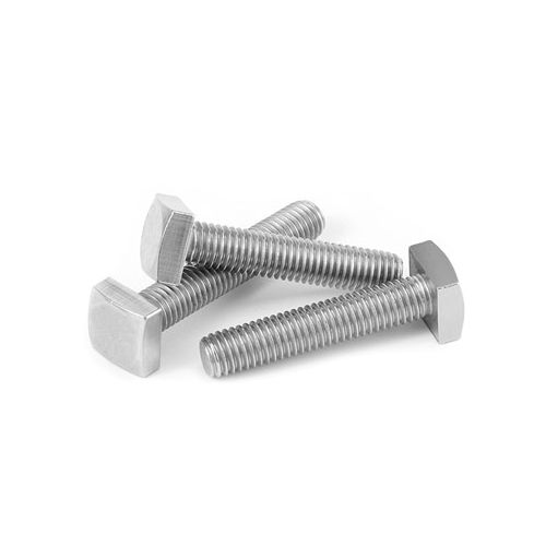 Square Head Bolts - Color: Silver