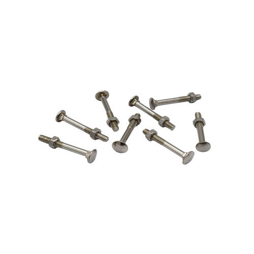 Carriage Bolts - Color: Grey