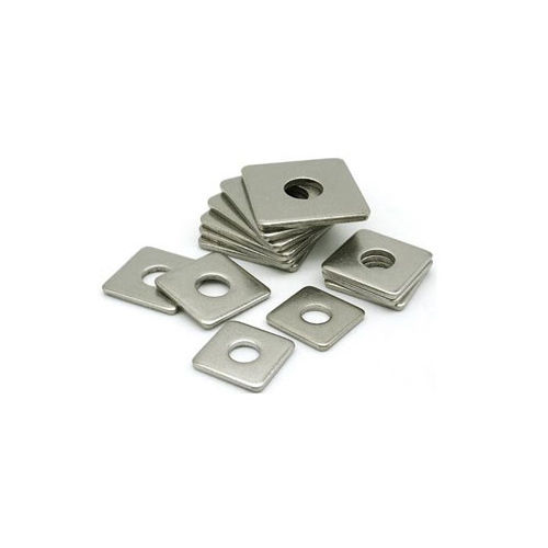 Square Washers - Color: Silver