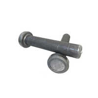 Shear Studs - Mild Steel, Round Shape, Metallic Grey Color | Rust-proof Coated Finish, High Load Resistance For Industrial Applications