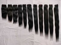 straight weft hair