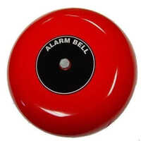 Fire Alarm Gong Bell - Mild Steel Red Design | 50 Hertz Frequency, Durable Industrial Grade With Warranty