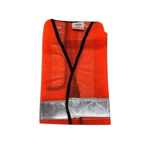 Construction Orange Safety Jacket - Color: Red