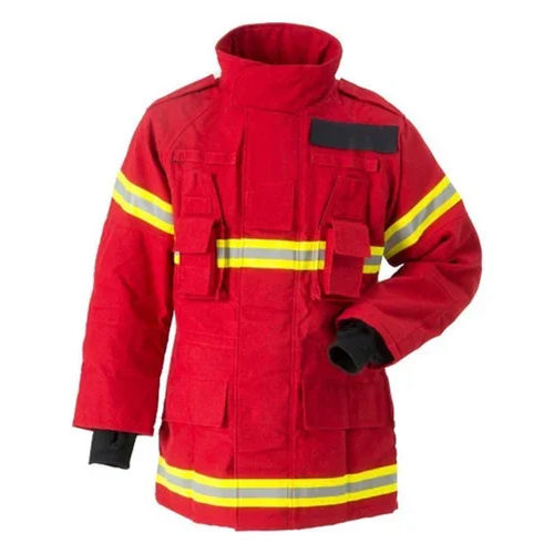 Fire Safety Coat - Color: Red