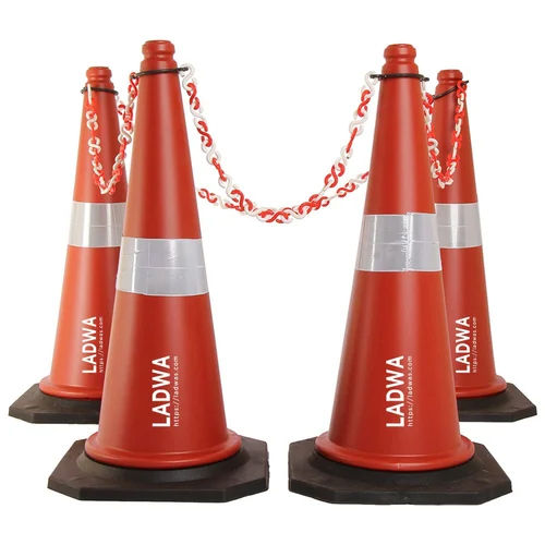 Traffic Safety Cones - Color: Red