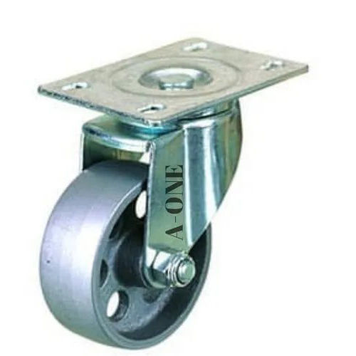 Ci And Ms Wheel Caster For Bakery And Hi Temperature Wheels - Color: Silver