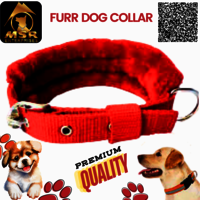 Double Layer Furr Dog Buckle Collar (PP / Nylon)