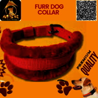 Double Layer Furr Dog Buckle Collar (PP / Nylon)