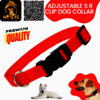 Double Layer Dog Adjustable SR Clip Collar PP / NYLON