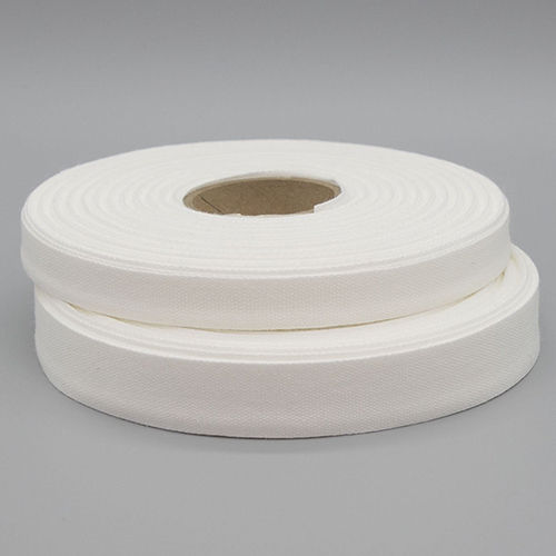 White Plain Cotton Tape - Product Type: Laces