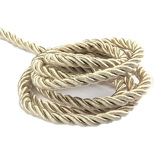 Beige Nylon Twisted Rope - Characteristics: Shinny