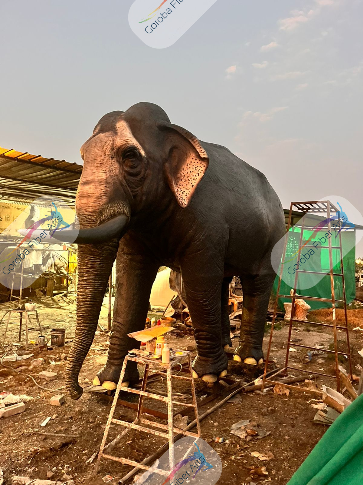 Fiber / FRP Elephant Statue