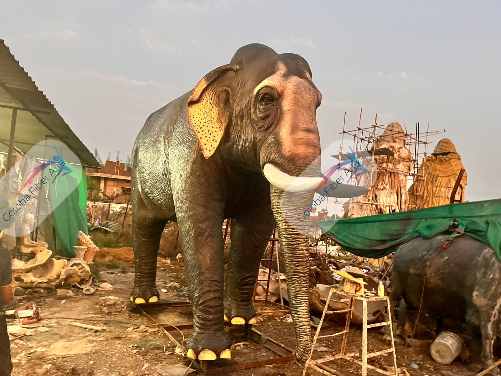 Fiber / FRP Elephant Statue