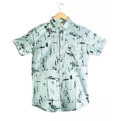 Mens Cotton Half Sleeves Printed Shirt - Feature: Quick Dry