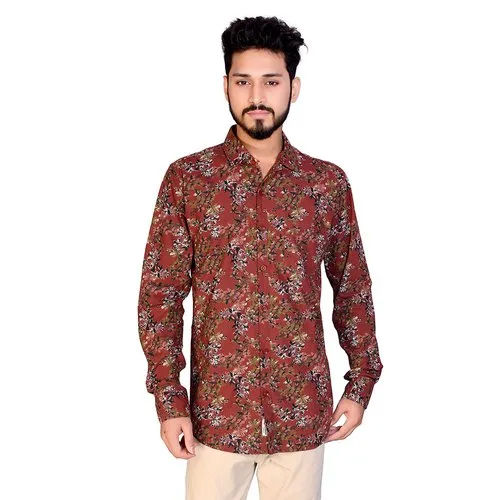 Mens Cotton Printed Shirts - Age Group: Adult