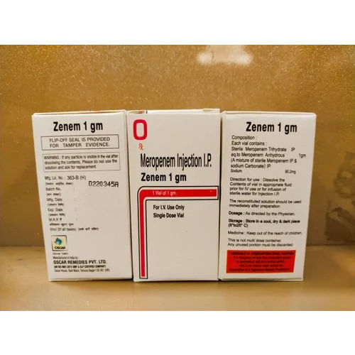 1G Meropenem Injection Ip - Dosage Form: Liquid