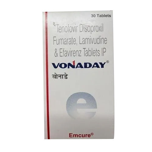 Tenofovir Disoproxil Fumarate Lamivudine And Efavirez Tablets Ip - Medicine Type: Hiv Medicine