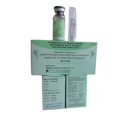Antiserum IP Injection to Treat Venomous Snakebites