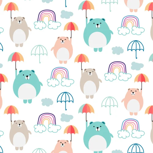 Non Woven Kids Room Wallpaper