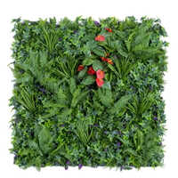 Plastic Artificial Green Wall