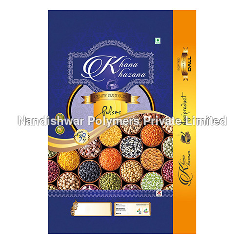 Pulses BOPP Bag - BOPP Material, Various Sizes , Multi-Color Offset Printing with Heat Seal Closure for Food Industry Packaging