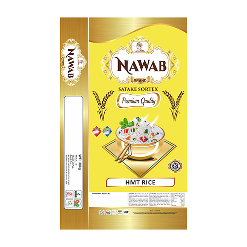 HMT Rice Printed Laminated Bag