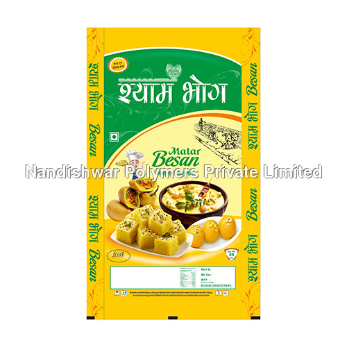 Matar Besan Laminated Bag - Color: Multi Colour