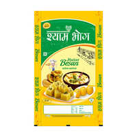 Matar Besan Laminated Bag - Color: Multicolor
