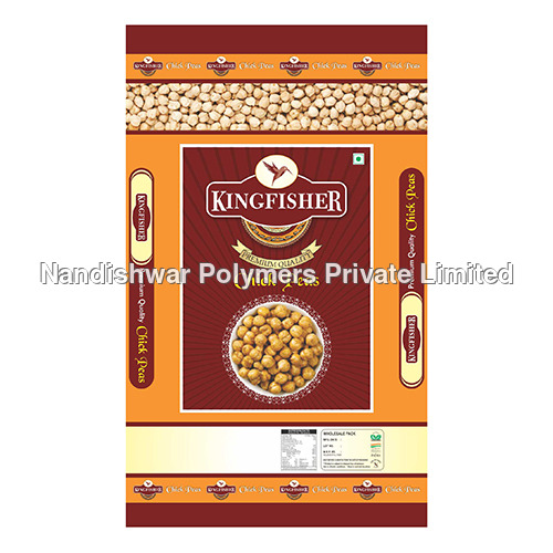30kg Kingfisher Chick Peas Laminated Bag - Color: Multi Colour