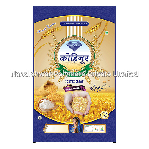 30Kg Kohinoor Wheat Laminated Bag - Color: Multi Colour