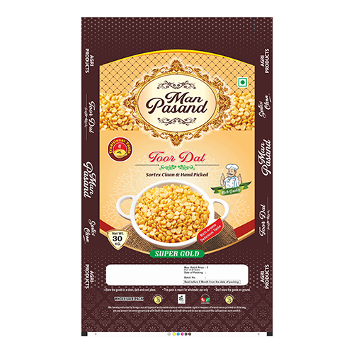 30kg Man Pasand Toor Dal Laminated Bag