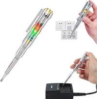 Mitsico Responsive Electrical Tester Pen - Abs Construction, Waterproof Design & Transparent Color | Automatically Inductive Led Light Indicators