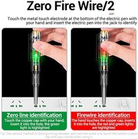 Mitsico Responsive Electrical Tester Pen,Portable Electrical Circuit Tester Pen Water-Proof Electricity Measurement Pen