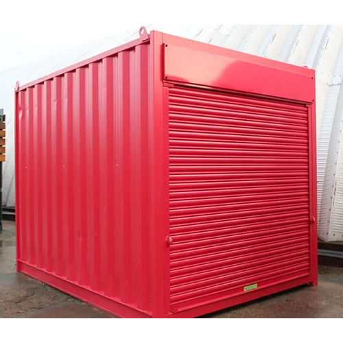 Fire Protection Portable Shop Container - Color: As Per Requirement