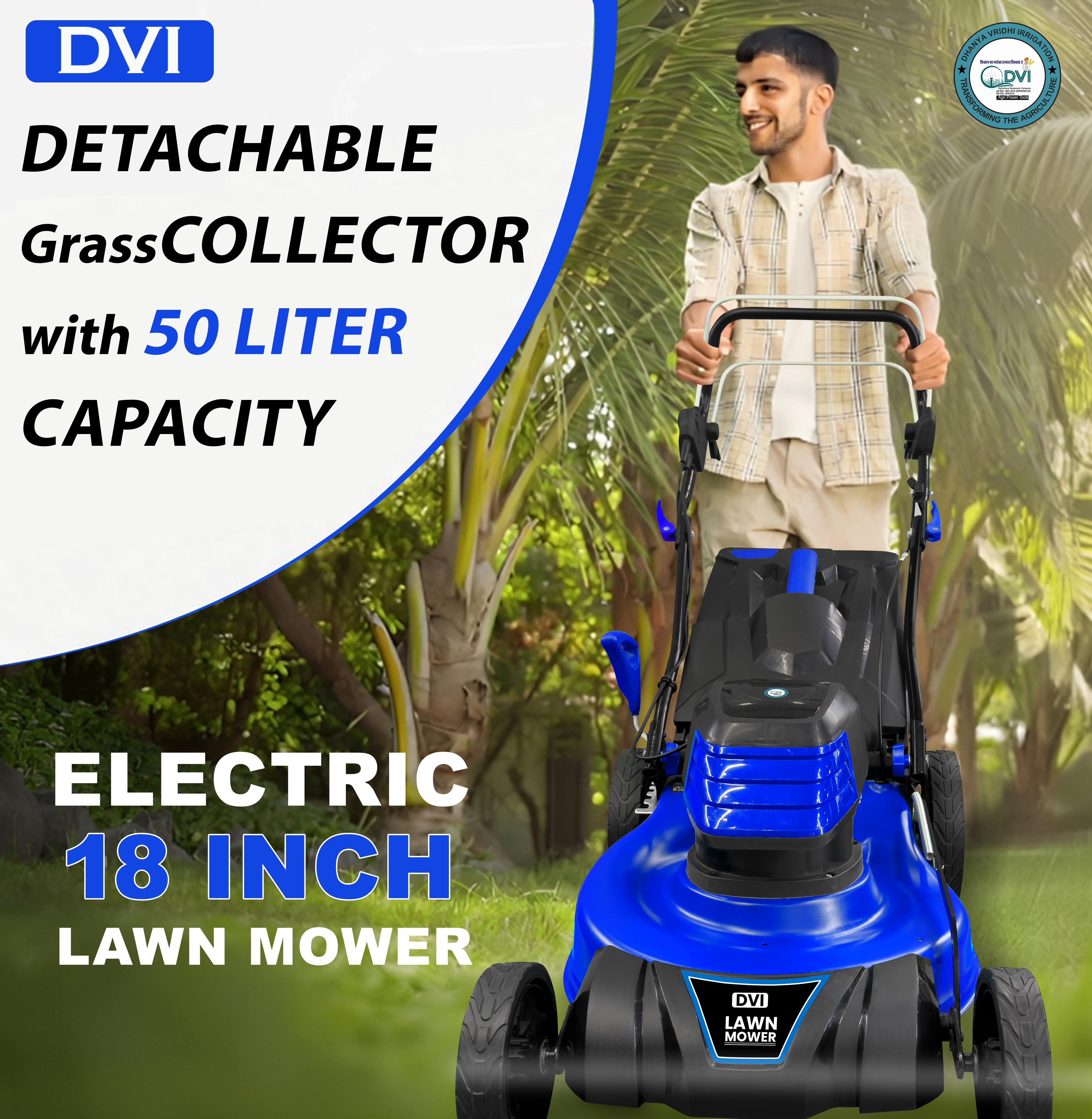 Electric Lawn Mower 18 inch