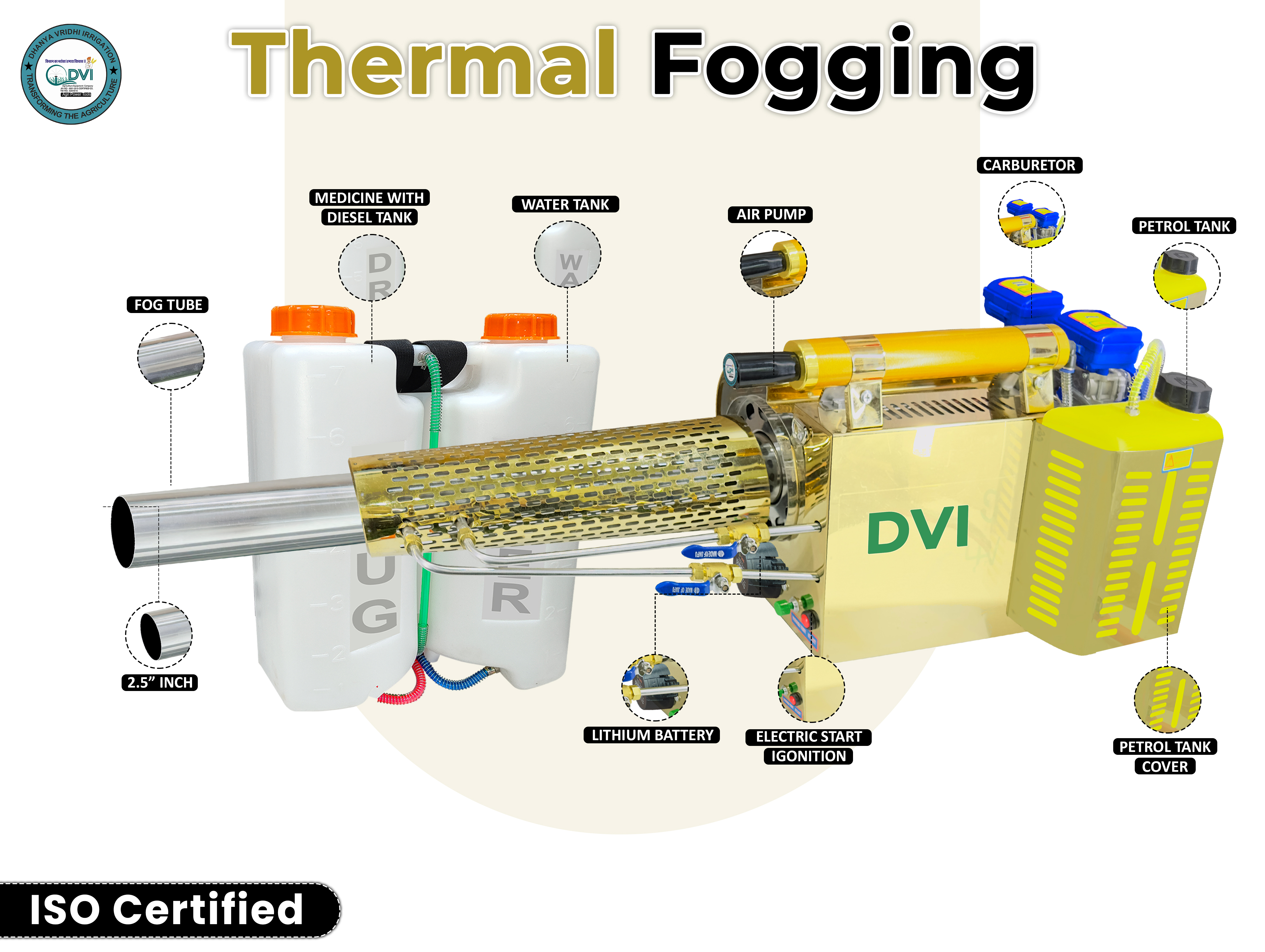 Golden Fogging Machine