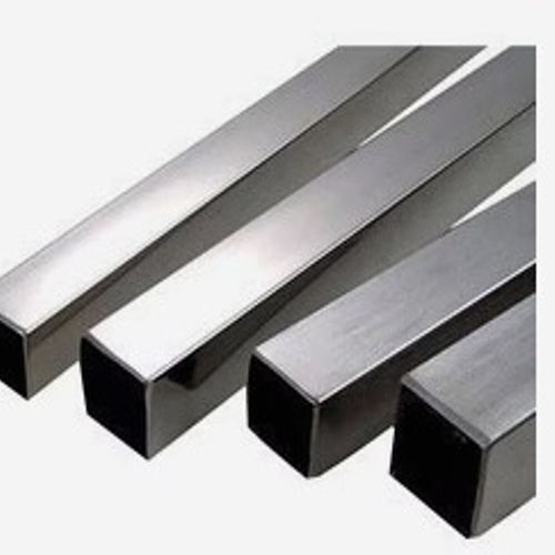 Stainless Steel Seamless Square Pipe - Color: Silver